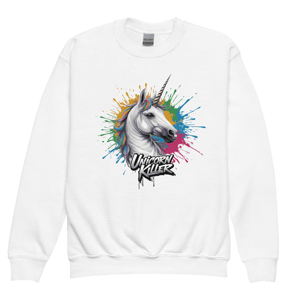 Unicorn Killer Youth crewneck sweatshirt